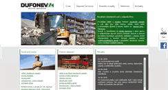 Desktop Screenshot of dufonev.cz
